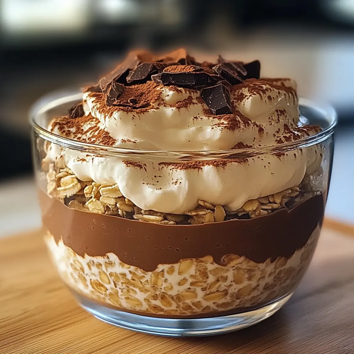 Tiramisu Overnight Haferflocken für einen genussvollen Morgen